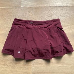 Lululemon Maroon Skirt 8